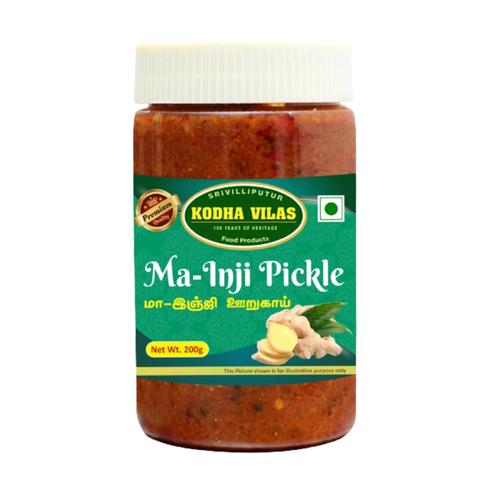 Kodha Villas Mango Ginger Pickle - (Ma-Inji) 200 gms